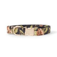Thumbnail for DOG COLLAR - BLACK FLORAL