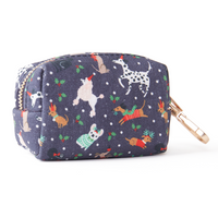 Thumbnail for DOG WASTE BAG - FESTIVE NAVY PRINT