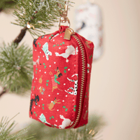 Thumbnail for DOG WASTE BAG - FESTIVE RED PRINT