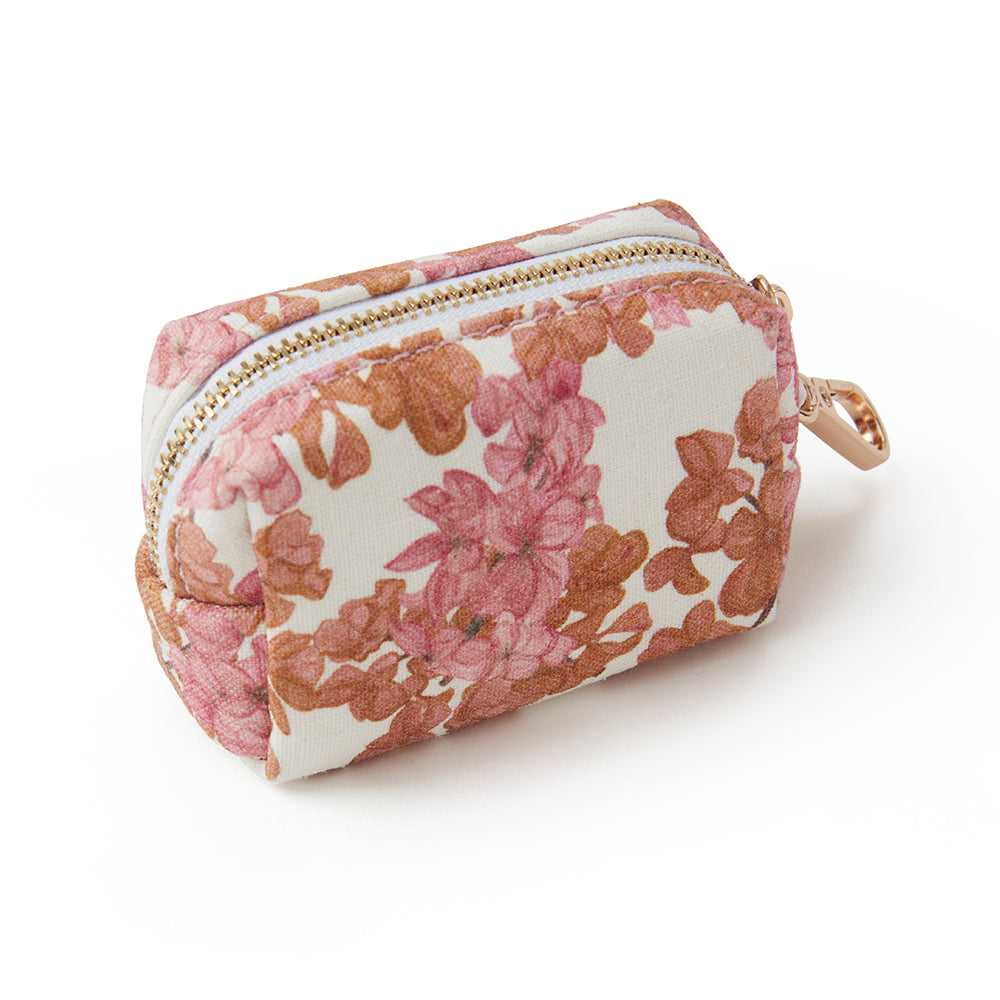 DOG WASTE BAG - PINK FLORAL